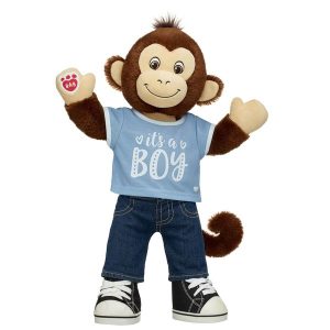 Smiley Monkey Stuffed Animal