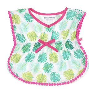 Palm Leaf Swim Coverup