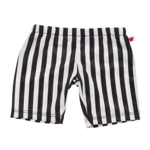 Black and White Striped Leggings